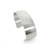 Diamonds in steel Cuff bracelet