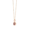 Blush Sapphire Pebble Pendant