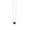 .50ct Sapphire Milgrain Necklace