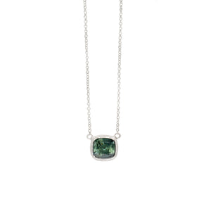 1.81ct Sapphire Milgrain Necklace