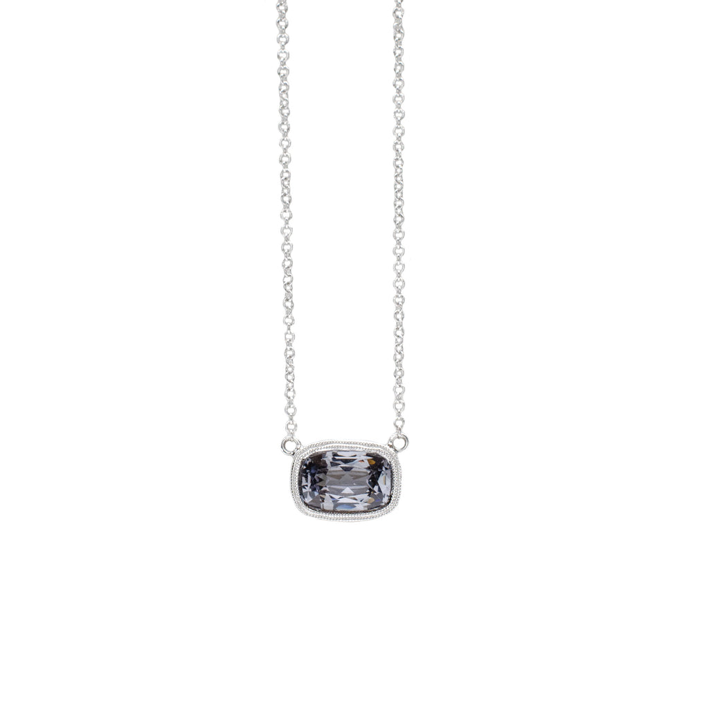 1.45ct Spinel Milgrain Necklace