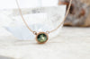 1.03ct Sapphire Milgrain Necklace