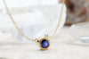 .50ct Sapphire Milgrain Necklace
