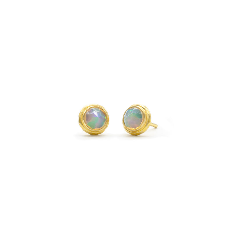 .60ctw Ethiopian Opal Studs