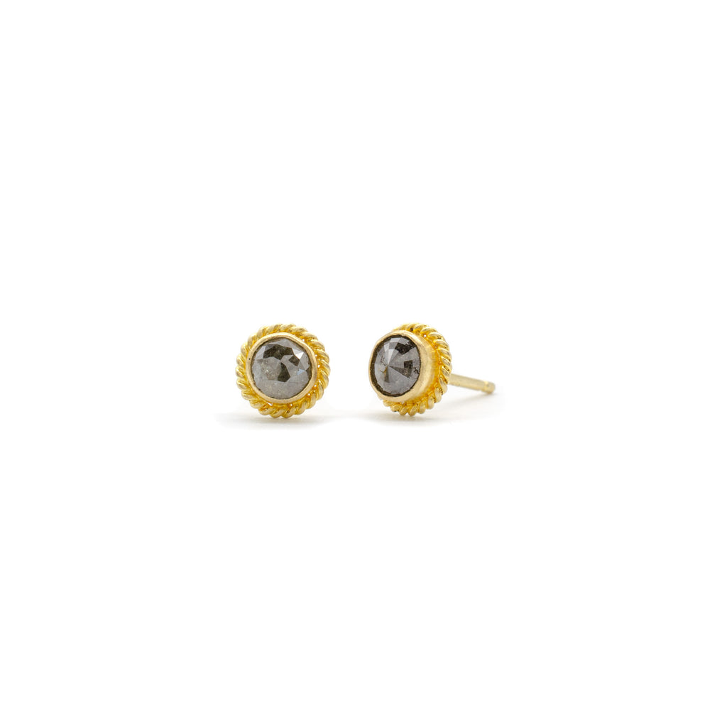 .80ctw Black Diamond Studs