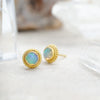 .70ctw Ethiopian Opal Studs