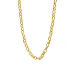 3.6mm Handmade Open Link Chain 22"