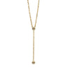 Gold Diamond Lariat Necklace