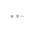 Double Milgrain Studs (Round)