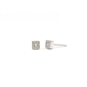 Triple Milgrain Studs (Square)