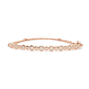 Alternating Bezel Bracelet