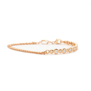 Alternating Bezel Bracelet