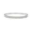 Pave' Bangle in White