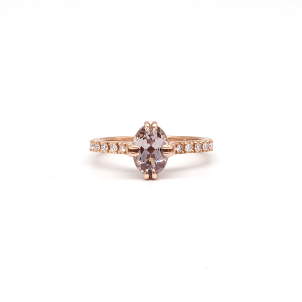 Dusty Rose Henrietta Ring