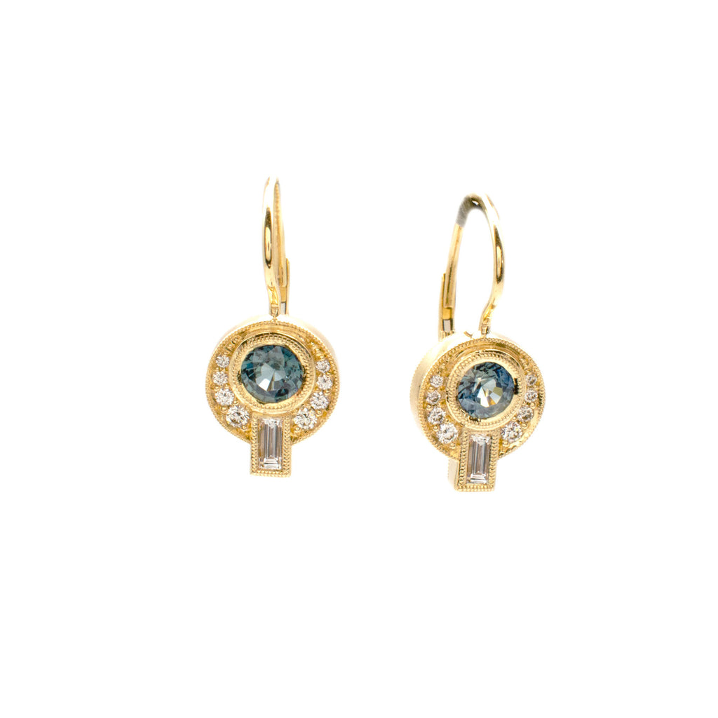 Sapphire Nymph Dangles
