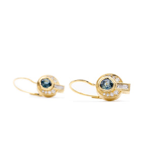 Sapphire Nymph Dangles
