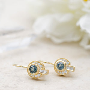 Sapphire Nymph Dangles