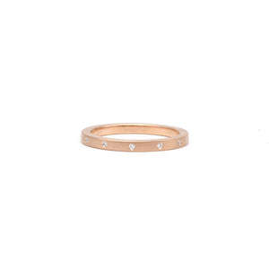 Offset Diamond Band Rose