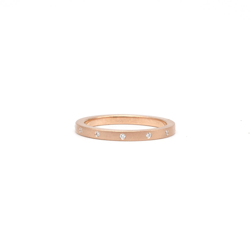 Offset Diamond Band Rose