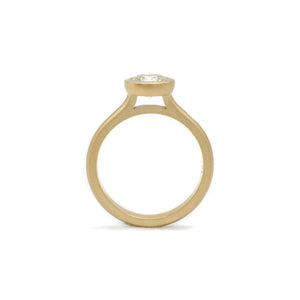 Cathedral Bezel Ring