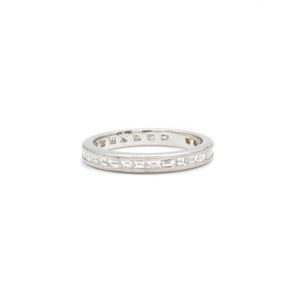 Baguette Diamond Eternity Ring in White