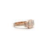 3 Stone Bezel Ring (Emerald Cut)
