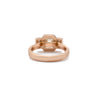 3 Stone Bezel Ring (Emerald Cut)