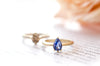 VP Milgrain Sapphire Solitaire
