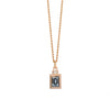 Spinel Baguette Bezel Pendant