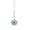 Tanzanite Pattern Disc Pendant