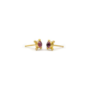 0.8ctw Ruby Studs