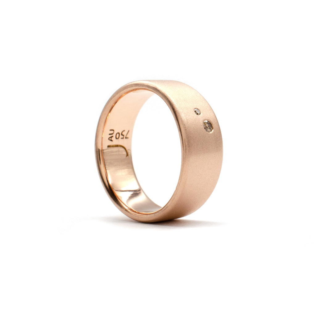 Rose Gold Pebble Band