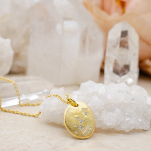 0.13ct 20mm Galaxy Pendant
