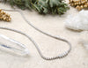 Round, Marquise & Pear Diamond Line Necklace