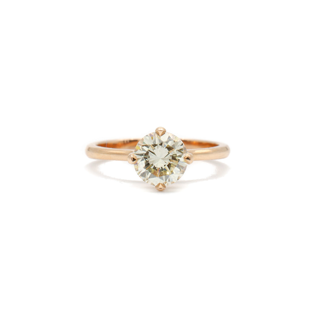 1.14ct Solitaire in Rose Gold
