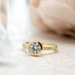 Cathedral Bezel Ring