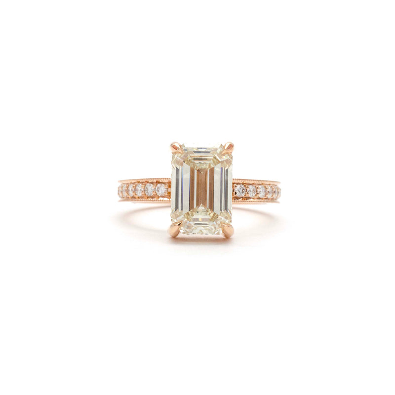 3.02ct Emerald Cut Chloe Ring