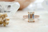 3.02ct Emerald Cut Chloe Ring