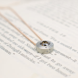 Cognac Diamond Submarine Necklace