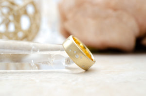 7mm Galaxy Band in Yellow