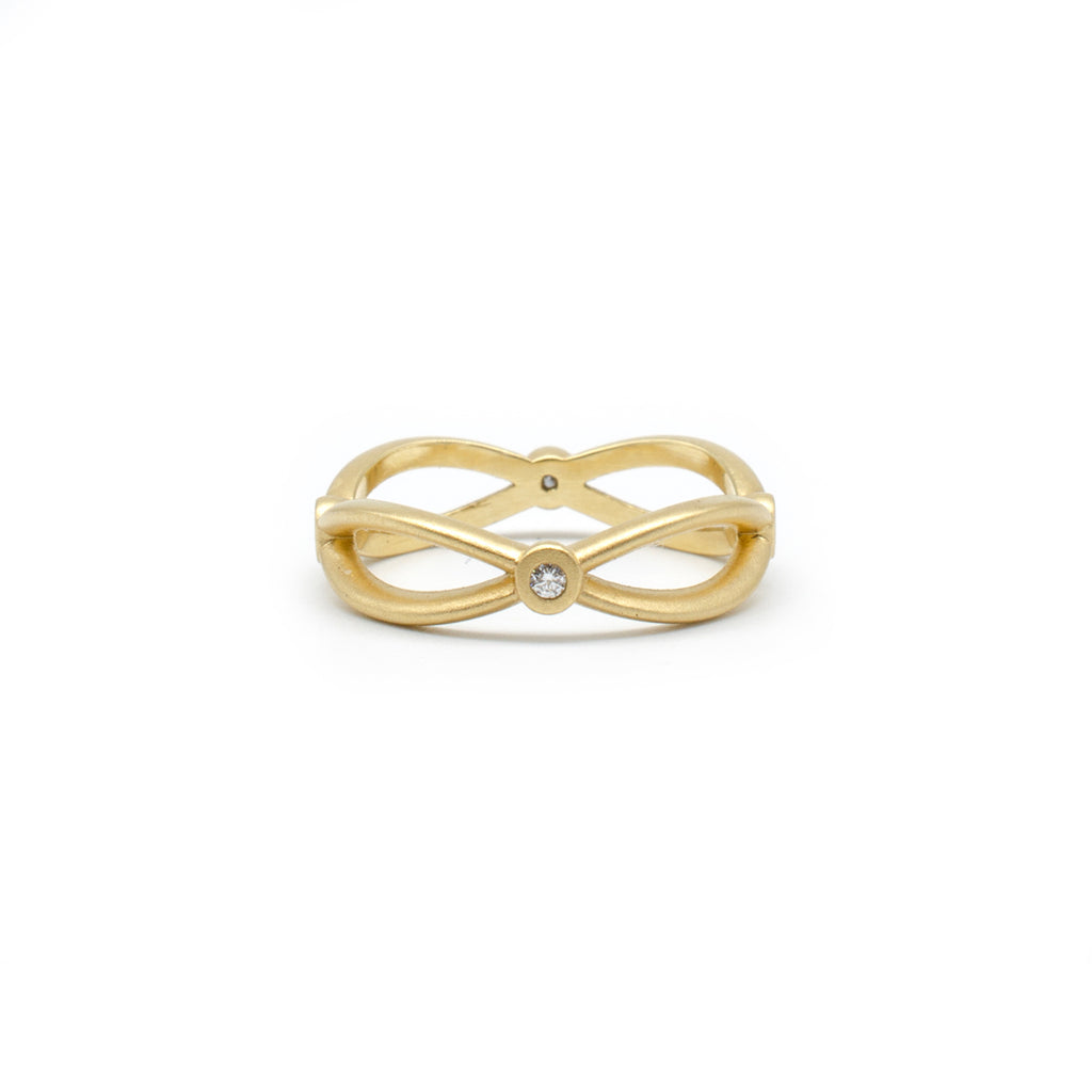 Yellow Gold Infinity Band