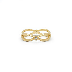 Yellow Gold Infinity Band