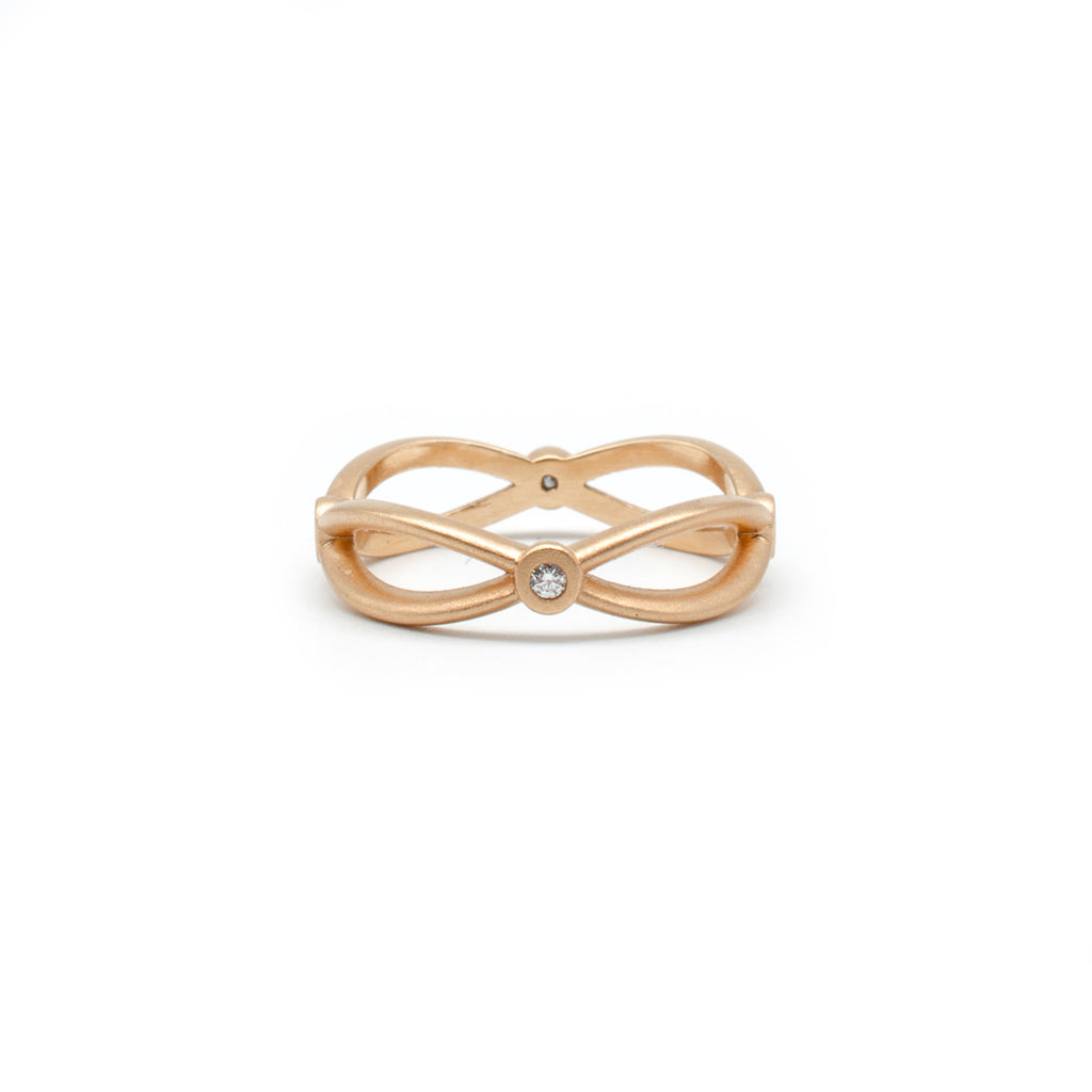 Rose Gold Infinity Band