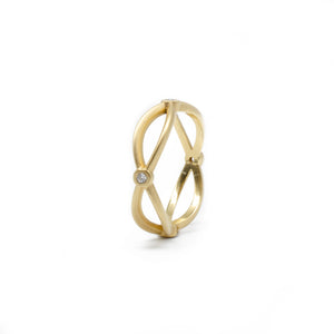 Yellow Gold Infinity Band