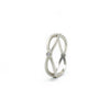White Gold Infinity Band