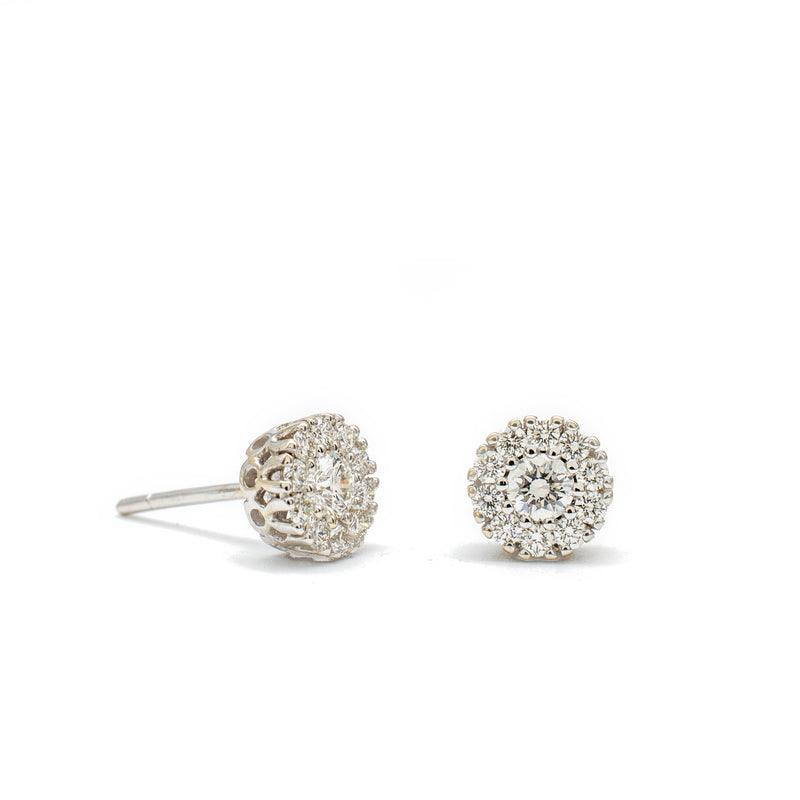 Diamond Cluster Studs