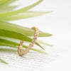 Rose Gold Diamond Orb Band