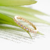 Honeycomb Ring in Rose