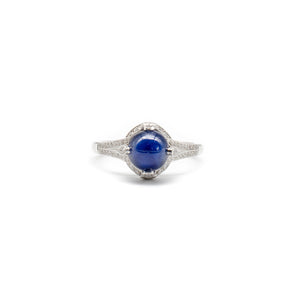 Cabochon Sapphire Ring