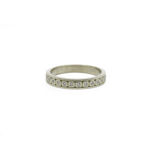 Diamond Stacking Band White